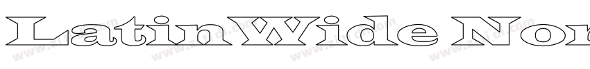 LatinWide Normal字体转换